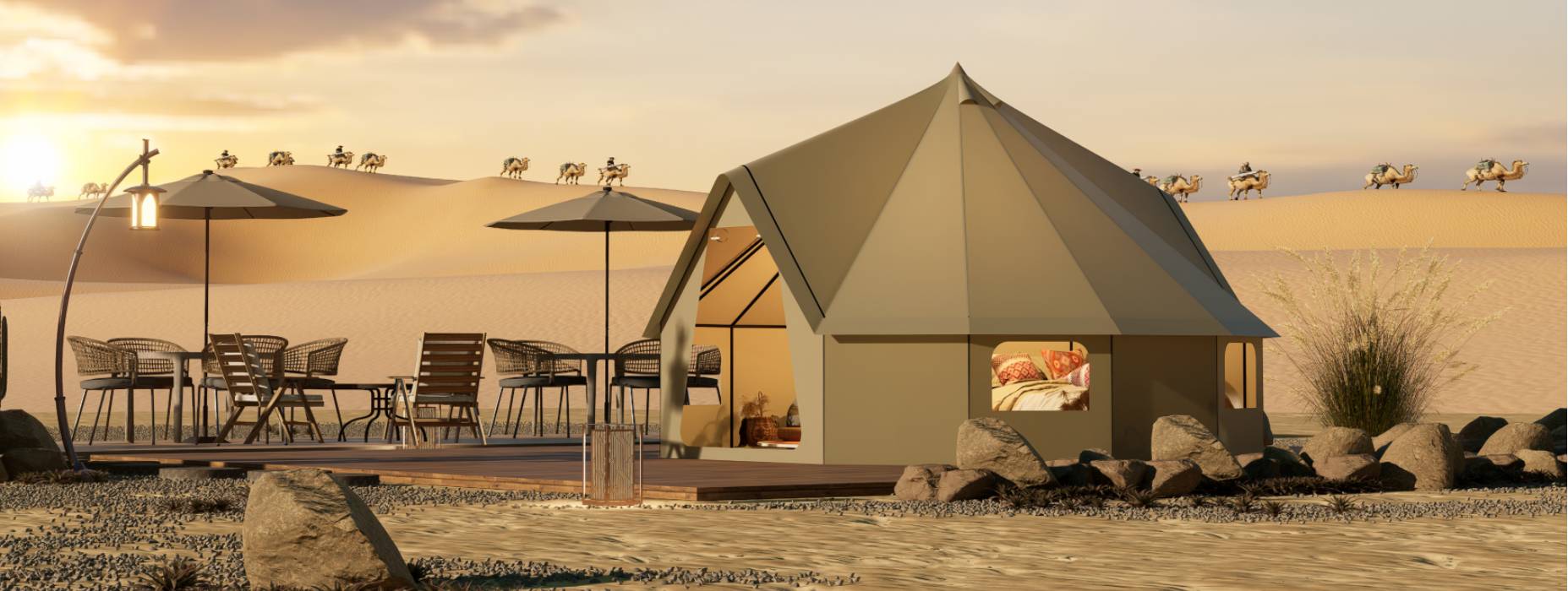 新民市露营酒店帐篷产品